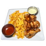 Alitas Con Papas