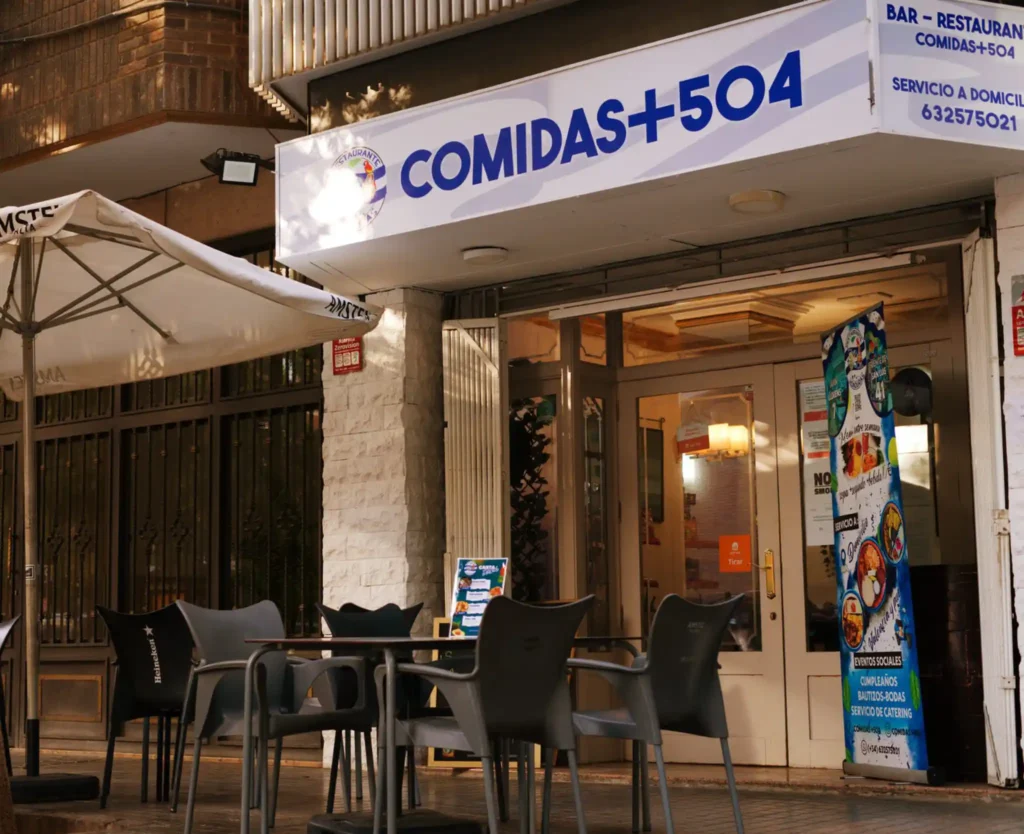restaurante comidas + 504